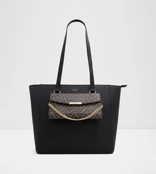 RHOENDRA Textured Tote Bag set