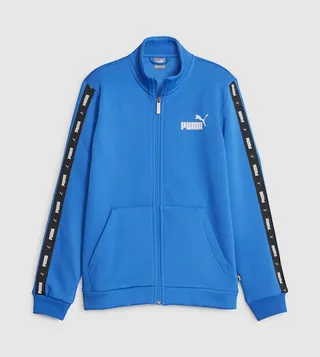 Logo Printed Zip Closure Sweatshirt