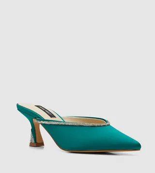 TANISHA Embellished Mule Pumps