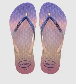 Slim Gradient Sunset Flip Flops