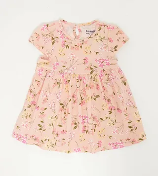 Floral Printed Bodysuit Dress