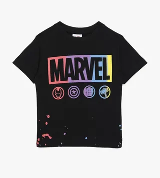 Marvel Printed Crew Neck T-Shirt