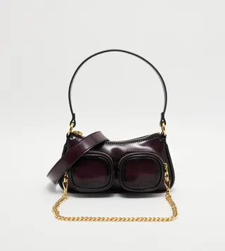 Letitia Chain-Link Shoulder Bag