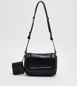 Flap Crossbody Bag with Coin Purse