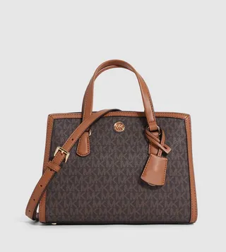 CHANTAL Monogram Patterned Satchel Bag