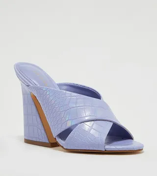 KIDDY Criss-Cross Strap Heel Sandals