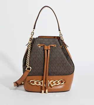 Logo Monogram Shoulder Bag