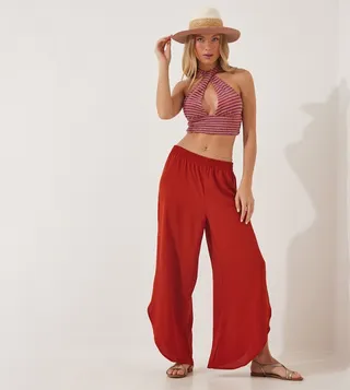 Side Slit Aerobin Shalwar Trousers