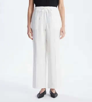 Solid Bell-Bottoms Trousers