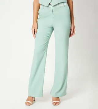 Satin Detail Trousers