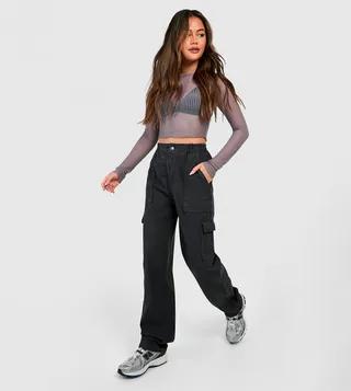Washed Cargo Trousers