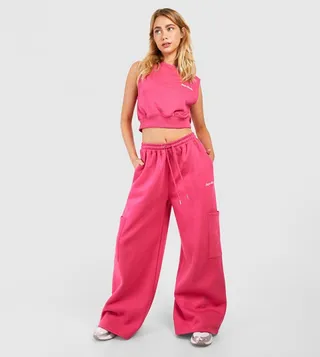 Dsgn Studio Script Cargo Pocket Sweatpants