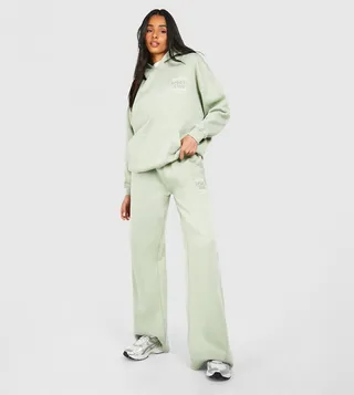 Tall Sports Club Slogan Straight Leg Joggers