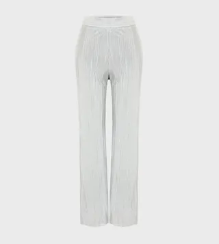 Pleated Wide Leg Trousers