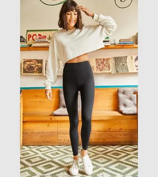 High Waist Corduroy Leggings
