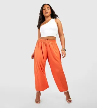 Ribbed Culotte Trousers