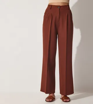 High Waist Wide Leg Pants