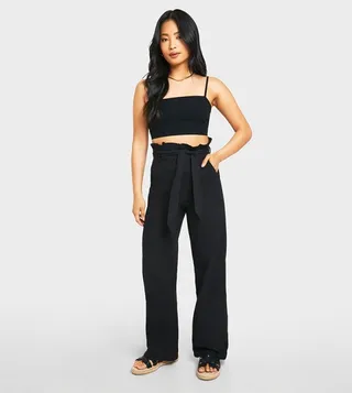 Petite Paperbag Waist Trouser