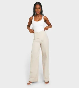 Tall V Waistband Woven Trousers