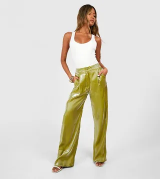 Woven Shimmer Trousers