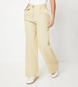 Petite Pocket Detail Trousers