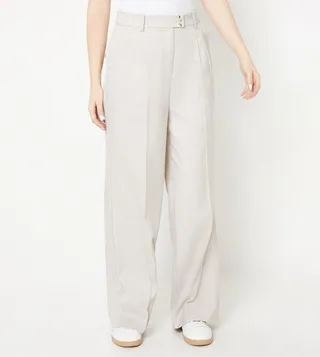 Double Button Straight Fit Trousers