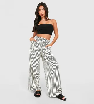 Petite Pinstripe Trousers