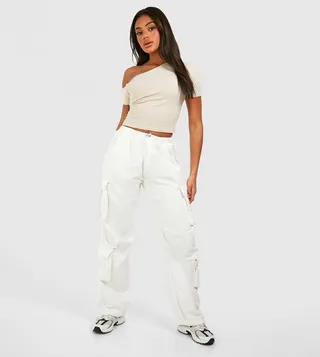 Cargo Pocket Straight Fit Trousers