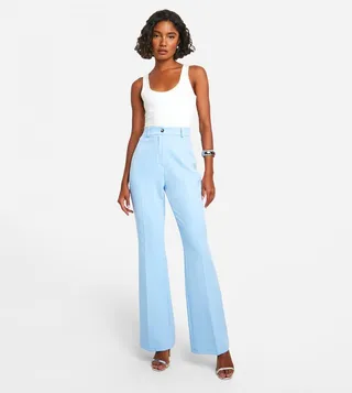 Tall Woven Tailored Fit and Flare Trousers