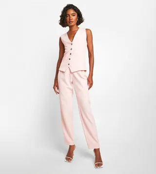 Tall Woven Tailored Tapered Trousers