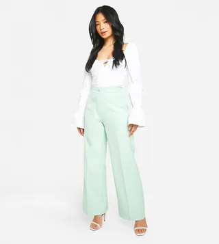 Petite Tailored Straight Leg Trousers