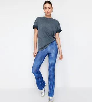 Abstract Patterned Trousers