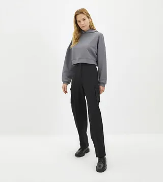 Solid Side Pocket Trousers