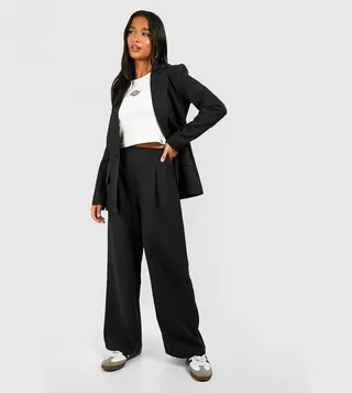 Tailored Relaxed Woven Trousers