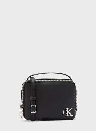 Minimal Monogram Crossbody Bag