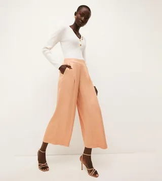 Viscose Satin Utility Woven Trousers