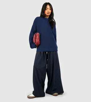Tailored Wide Leg Trousers