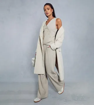 Pinstripe Tailored Trousers