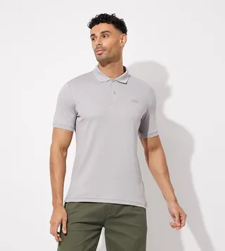 Logo Badge Short Sleeves Polo T-Shirt