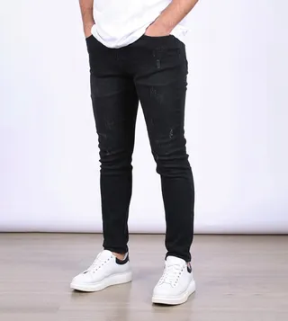 Distressed Skinny Fit Jeans