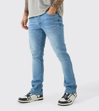 Faded Mid Rise Slim Fit Jeans