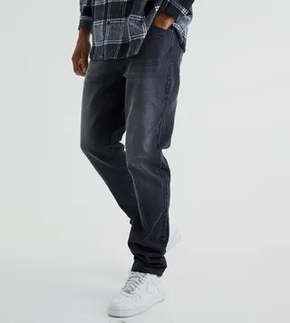 Tall Faded Straight Fit Jeans