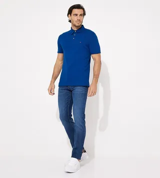 Faded Mid Rise Slim Fit Jeans