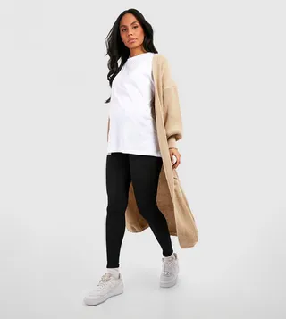 Ribbed Over Bump Leggings