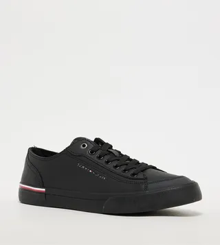 Corporate Vulcanized Leather Sneakers