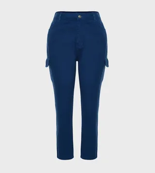 Cargo Mom Fit Jeans