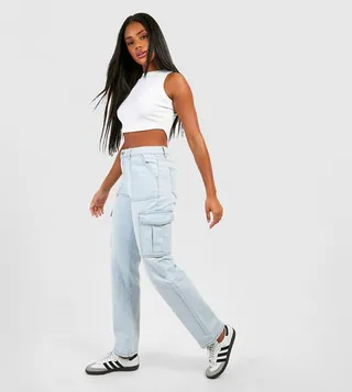 Basics Cargo Pocket Jeans