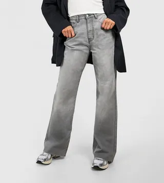 Tall Raw Fray Hem Straight Fit Jeans