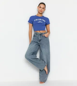 Low Waist Skater Jeans