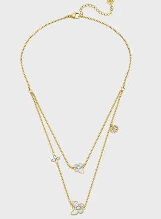 Chain Detail Layered Necklace